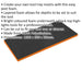 Easy Peel Shadow Foam Toolbox Insert - 1200 x 550 x 50mm - Orange / Black Loops