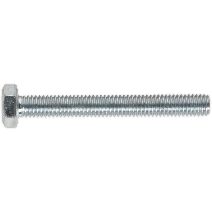 50 PACK HT Setscrew - M6 x 50mm - Grade 8.8 Zinc - Fully Threaded - DIN 933 Loops