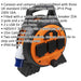 15m Caravan & Camping Cable Reel with RCD - 2P+E 230V 16A Plug - IP44 Rated Loops