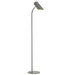Floor Lamp Dark Grey Highly Polished Nickel Finish LED E27 8W Bulb Loops