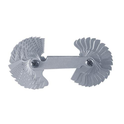 Screw Pitch Combination Gauge | 52 Leaves Thread | 0.25mm 6mm / 4BSW 62BSW Loops