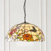Tiffany Glass Hanging Ceiling Pendant Light Bronze Chain Butterfly Shade i00089 Loops