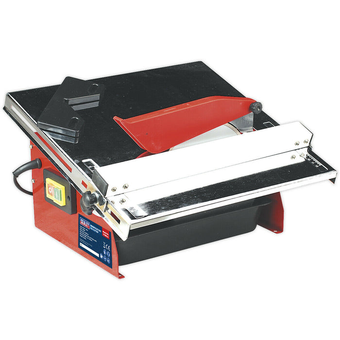 180mm Portable Tile Cutter - 230V 500W - 0 to 45 Degree Mitre 3.5L Water Cooled Loops