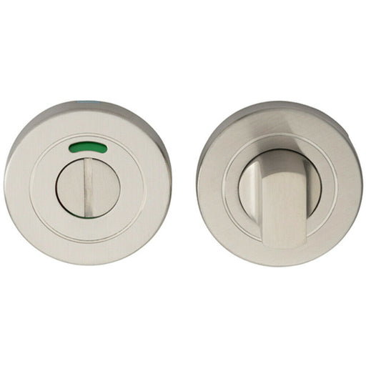 Thumbturn Lock And Release Handle With Indicator Concealed Fix Satin Steel Loops