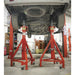 High Level Commercial Vehicle Support Stand - 12 Tonne Capacity - Welded Steel Loops