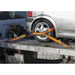 50mm x 3m 5000KG Car Transport Alloy Wheel Ratchet Tie Down Strap - Steel J Hook Loops