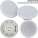 2x Moisture Resistant Ceiling Speakers 80W 8Ohm 5" Kitchen Bathroom 2 Way Loud Loops