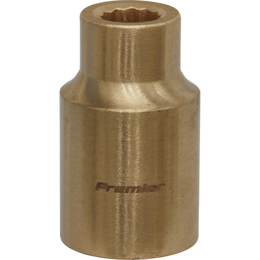 8mm Non-Sparking WallDrive Socket - 1/2" Square Drive - Beryllium Copper Loops