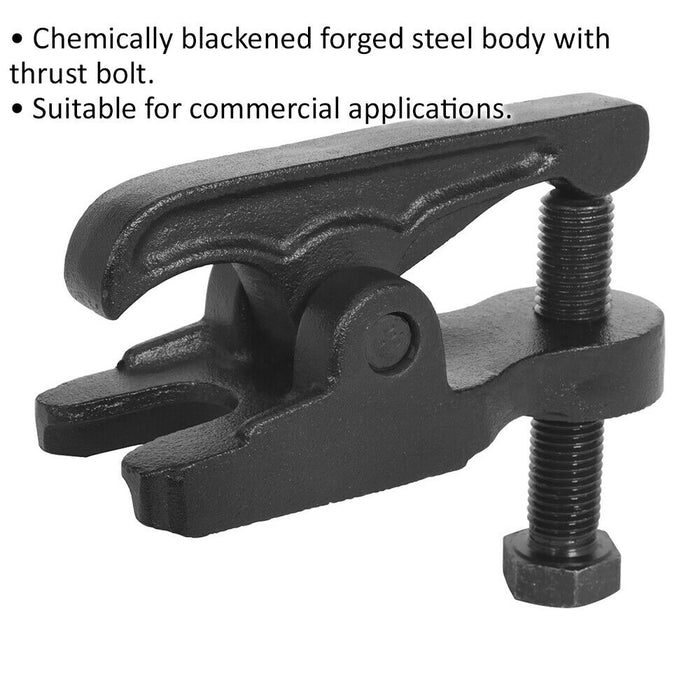 Commercial Manual Ball Joint Splitter Tool - 65mm Jaw Forged Body & Thrust Bolt Loops