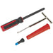 Tyre Valve Removal & Installation Tool Set - Cone Push/Pull Driver - Valve Hook Loops