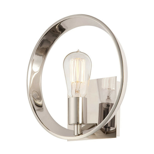 Wall Light Imperial Silver Finished Design Exposeding the Centre LED E27 60W Loops