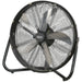 20" Industrial High Velocity Floor Fan - 3 Speed Settings - Tilting Stand - 230V Loops