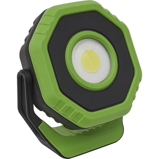 360° Pocket Floodlight - 7W COB LED - Rechargeable - Magnetic Base - Green Loops
