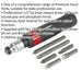 8 PACK Compact Impact Driver Set - Manual Tight Screw Remover Hammer Strike Loops