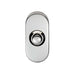 Decorative Door Bell Cover Bright Stainless Steel 64 x 30mm Oval Push Button Loops