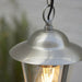 IP20 Outdoor Hanging Pendant Porch Light Stainless Steel & Glass Lantern Lamp Loops