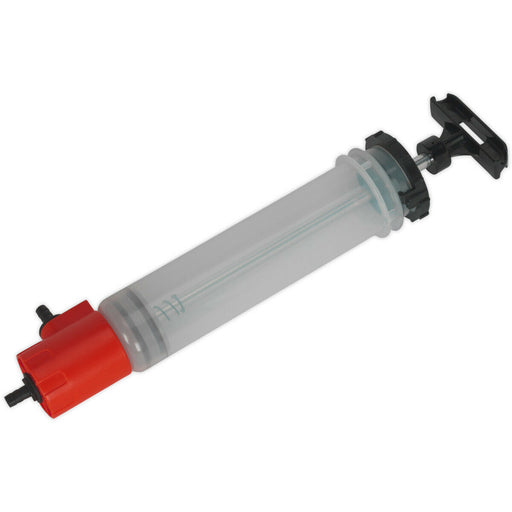 550ml Fluid Transfer & Inspection Syringe - Viton Seals - Translucent Body Loops