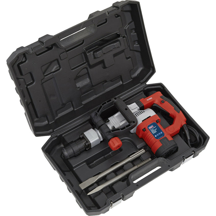 1300W SDS Max Demolition Breaker Hammer - Shock Absorbers - Variable Speed Loops