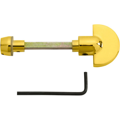 Spare Slim Thumbturn Lock and Release Handle 67mm Spindle Stainless Brass Loops