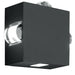 Outdoor 4Wall Light 4 Way DIrectional Light Graphite LED 60W Loops