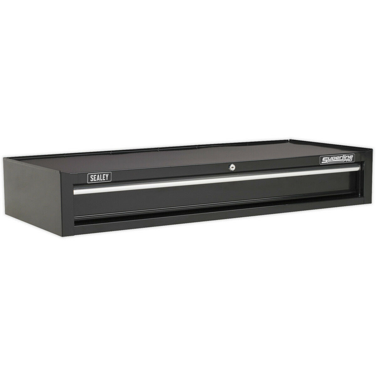 1030 x 440 x 170mm BLACK 1 Drawer MID-BOX Tool Chest Lockable Storage ...
