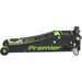 Twin Piston Hydraulic Trolley Jack - 3000kg Capacity - 533mm Max Height - Green Loops