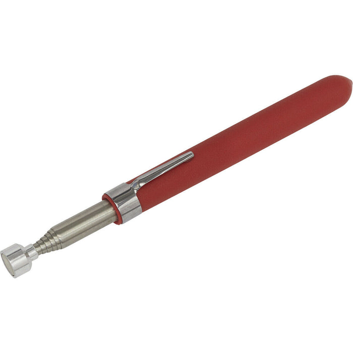 Heavy Duty Telescopic Magnetic Pick Up Tool - 1.6kg Capacity - 880mm Max Length Loops
