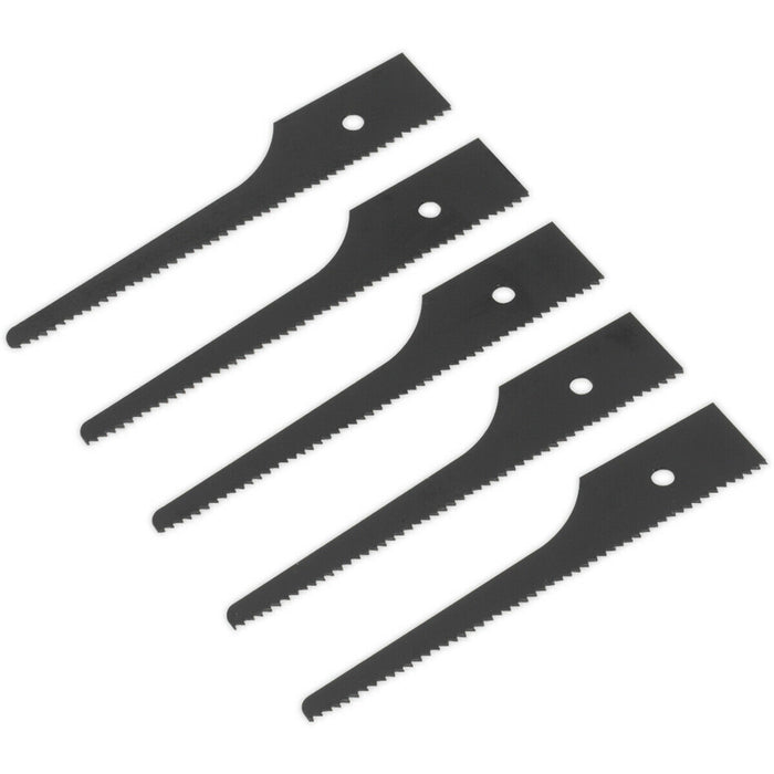 5 PACK - HSS Air Saw Blades - 18 TPI BLACK Reciprocating Multi Material Cutters Loops