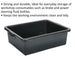 575 x 430 x 180mm Storage Tray / Warehouse Picking Box - Pull Handle Plastic Box Loops