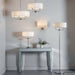 3 Bulb Ceiling Pendant Lamp & 2x Matching Twin Wall Light Modern Bright Nickel Loops