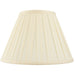 6" Tapered Drum Lamp Shade Cream Box Pleated Fabric Cover Chandelier Clip on Loops
