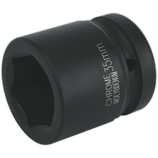 35mm Forged Impact Socket - 1 Inch Sq Drive - Chromoly Impact Wrench Socket Loops