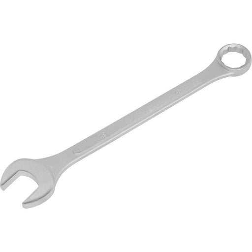 48mm Large Combination Spanner - Drop Forged Steel - Chrome Plated Polished Jaws Loops
