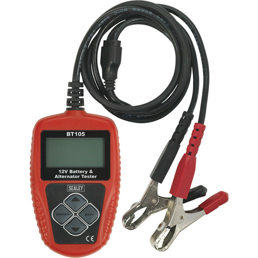12V Digital Battery & Alternator Tester - Connects to PC - LCD Display Loops