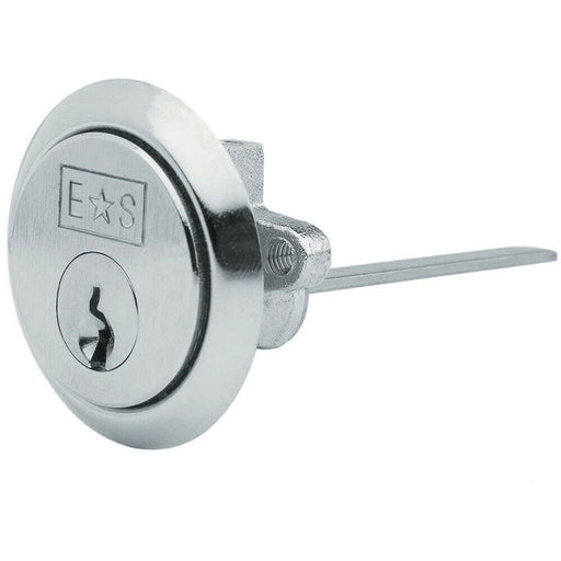 Standard Rim Cylinder Door Lock Keyed to Differ 5 Pin Nickel Plated Loops