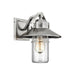 Outdoor IP44 1 Bulb Wall Light Lantern Painted Brushed Steel LED E27 60W d00636 Loops