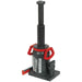 12 Tonne One-Piece Steel Bottle Jack with Telescopic Ram - 571mm Maximum Height Loops