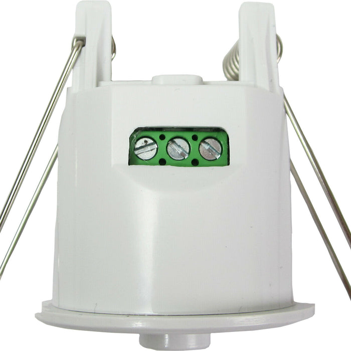 2x Mini Adjustable PIR Occupancy Sensor Auto Timer Reset Ceiling Light Switch Loops
