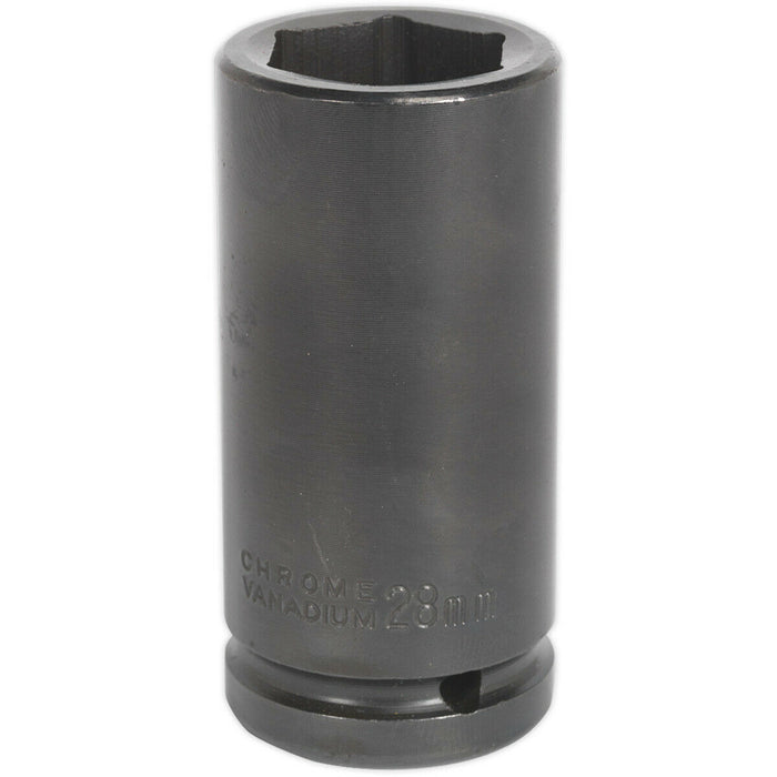 28mm Forged Deep Impact Socket - 3/4" Sq Drive - Corrosion Resistant - Steel Loops