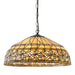 Tiffany Glass Hanging Ceiling Pendant Light Floral Autumn Lamp Shade i00071 Loops