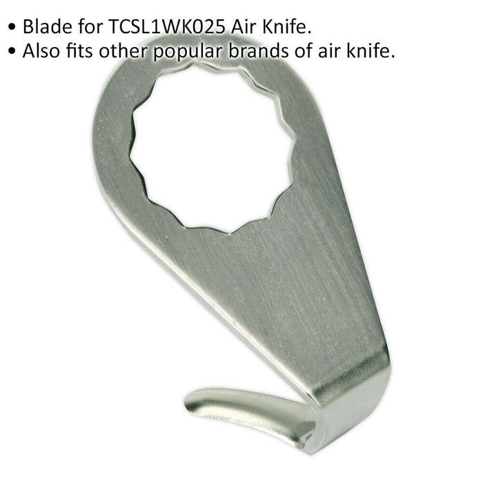 18mm Undercut Air Knife Blade - Suitable for ys11694 Air Knife - Bonding Knife Loops