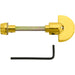 Spare Slim Thumbturn Lock and Release Handle 67mm Spindle Polished Brass Loops