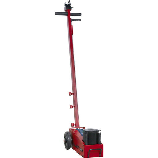 Air Operated Trolley Jack - 20 Tonne Capacity - Single Stage - 456mm Max Height Loops