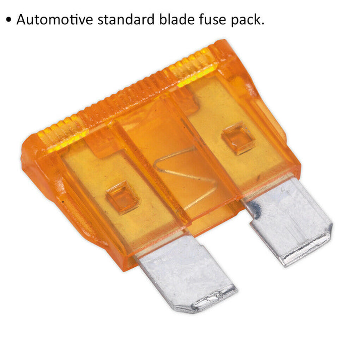 50 PACK 5 Amp Automotive Standard Blade Fuse - 5A Auto Vehicle Car Fuse Loops