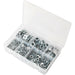 1070 Piece Form A Flat Washer Assortment - M5 to M16 - Partitioned Storage Box Loops