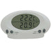 Indoor Outdoor Thermometer 50°C to +70°C Celsius Farenheit Large LCD Display Loops