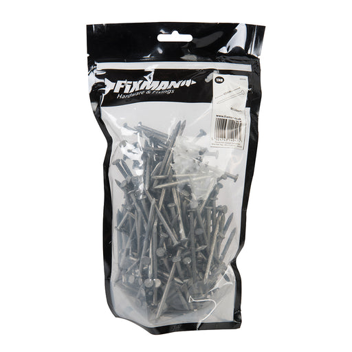 1KG 230 Pack Round Wire Nails 65mm x 3.35mm GALVANISED STEEL Strong Wood Fixing Loops