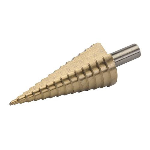 TITANIUM COATED 4 30mm Stepped Drill Bit 2mm Increments High Speed Hole Cutter Loops