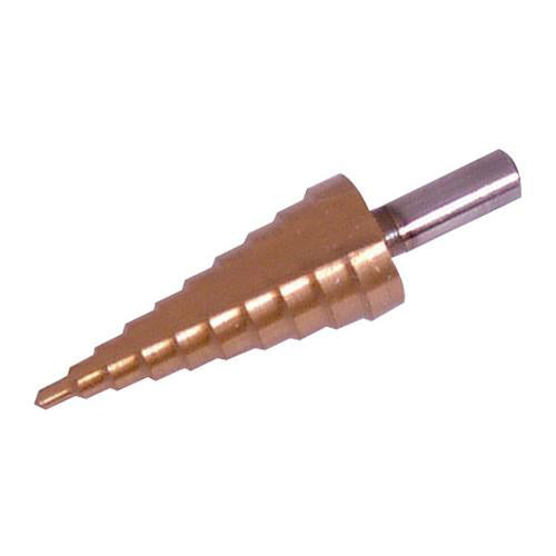 TITANIUM COATED 4 22mm Stepped Drill Bit 2mm Increments High Speed Hole Cutter Loops