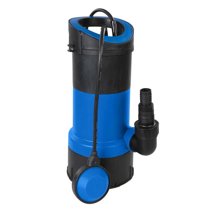 750W Clean & Dirty Water Pump 13000L/Ph 7m Submersible Electric Drainage Sucker Loops